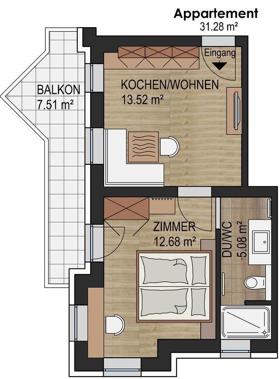Apart Salner Ischgl Kamer foto